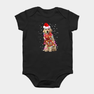 labrador retriever christmas tshirt Baby Bodysuit